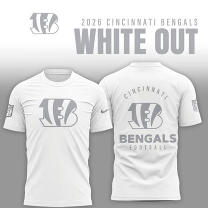 Cincinnati Bengals 2026 White Out Limited Edition Shirt