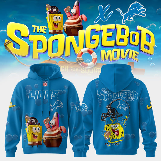 Detroit Lions x SpongeBob Limited Edition “ Hoodie V2