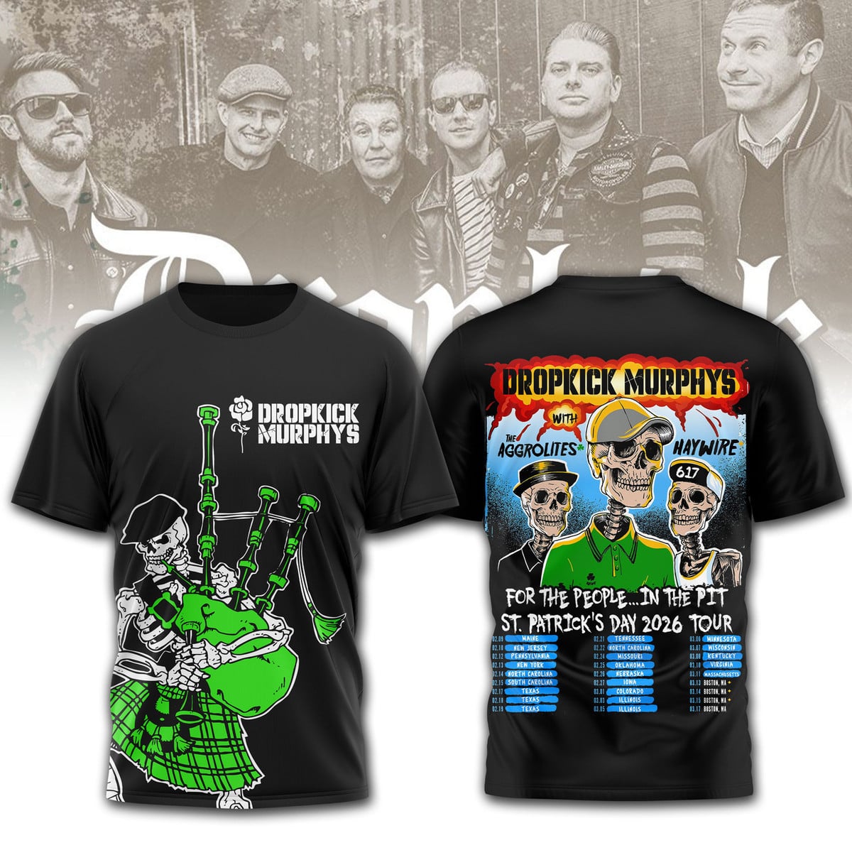 Dropkick Murphys For The People In The Pit Shirt
