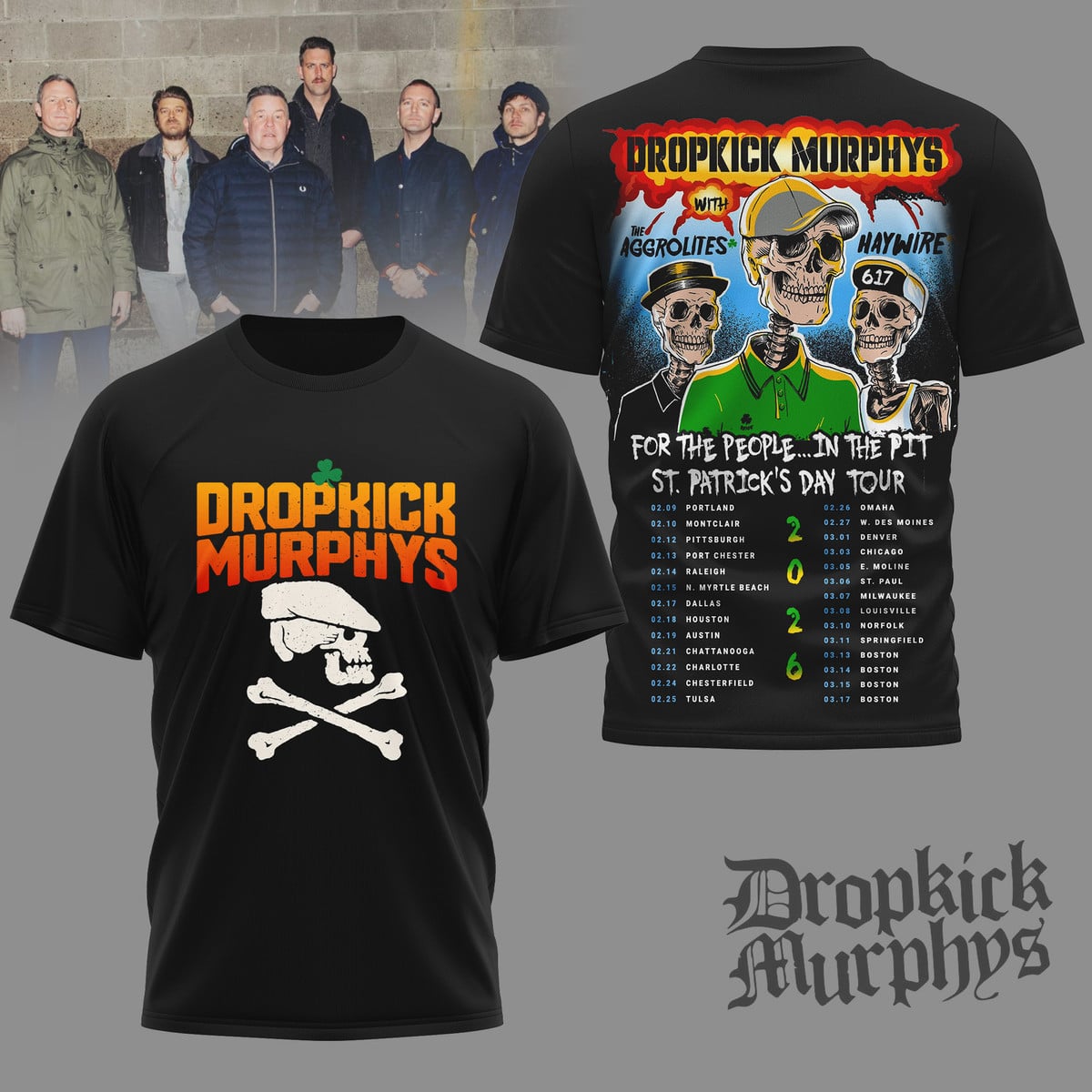 Dropkick Murphys For The People In The Pit Shirt