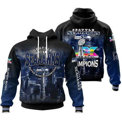 Seattle Seahawks Super Bowl LX Champions Limited Edition Hoodie
