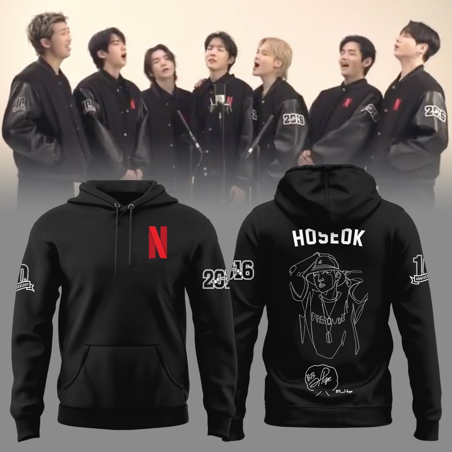 Hoseok 10th Anniversary Limited Edition Hoodie
