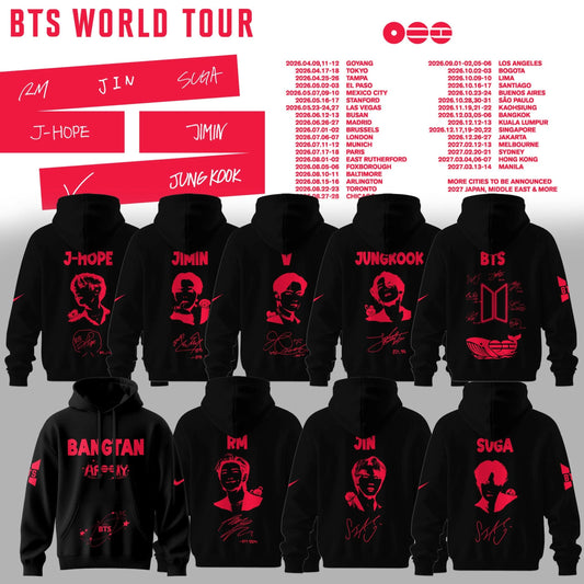 BTS World Tour 2026 Limited Edition Combo Hoodie