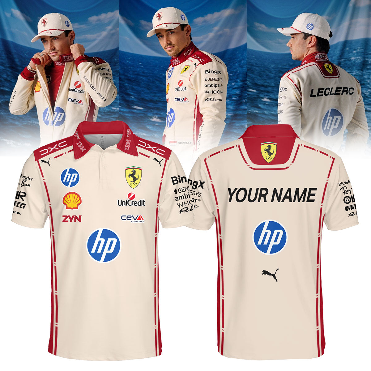 Limited Edition Polo for the Monaco Grand Prix (Custom Name)