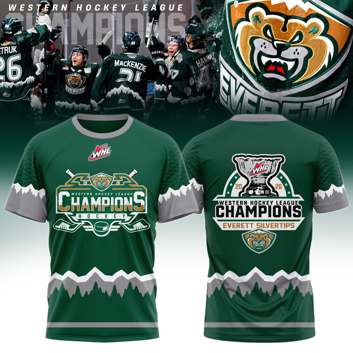 Everett Silvertips Champions WHL 2026 Limited Edition + Selling Out Fast