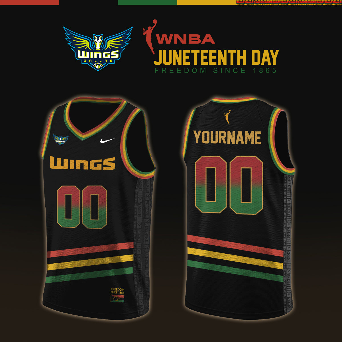 Dallas Wings 2026 WNBA x Juneteenth Day Jersey Limited Edition