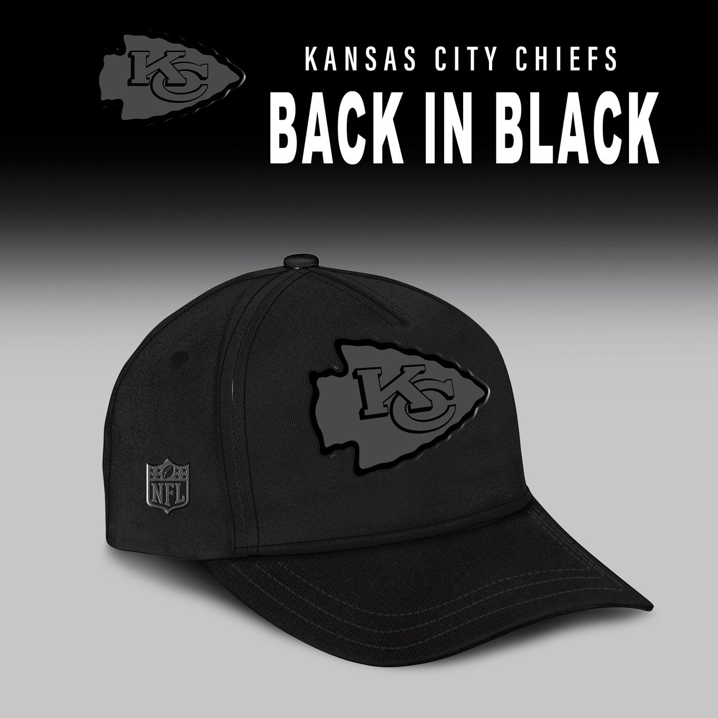 Kansas City Chiefs 2025 Back In Black Limited Edition Combo TShirt