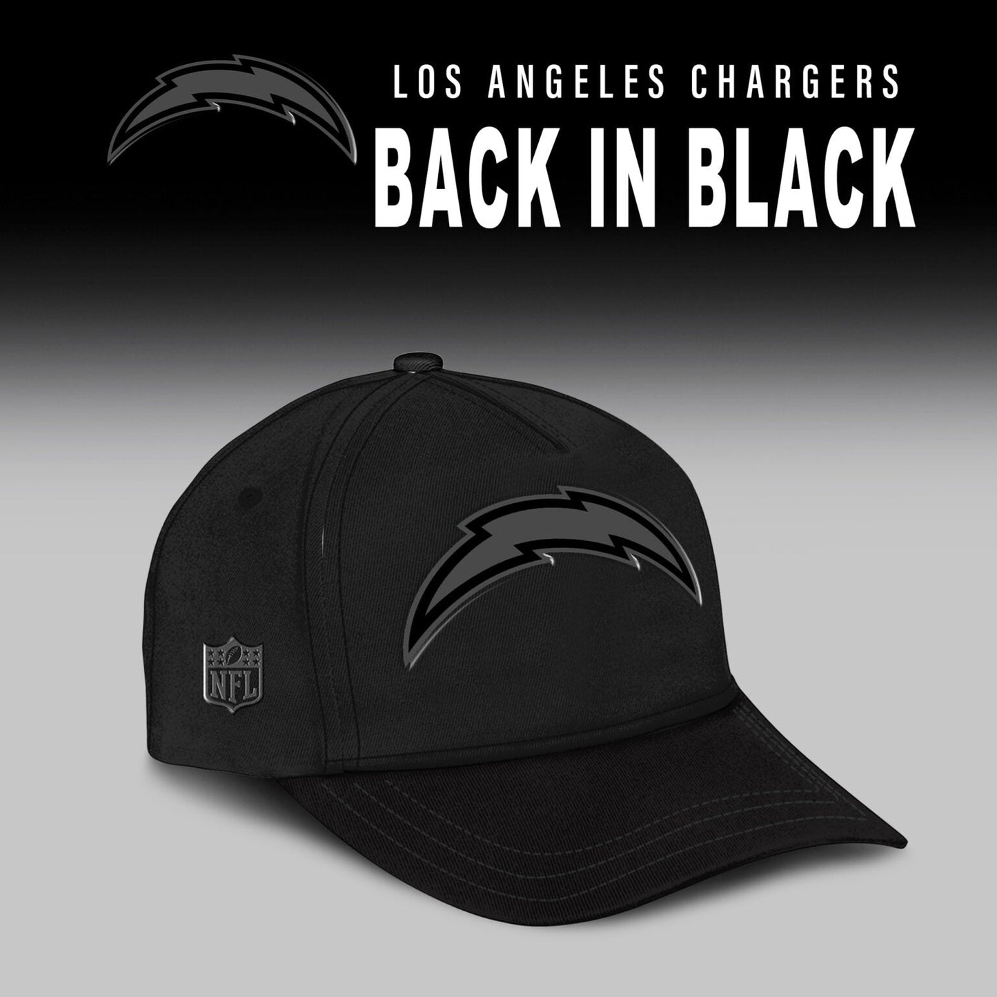 Los Angeles Chargers 2025 Back In Black Limited Combo TShirt