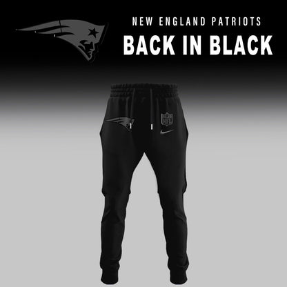 New England Patriots 2025 Back In Black Limited Edition Combo Hoodie