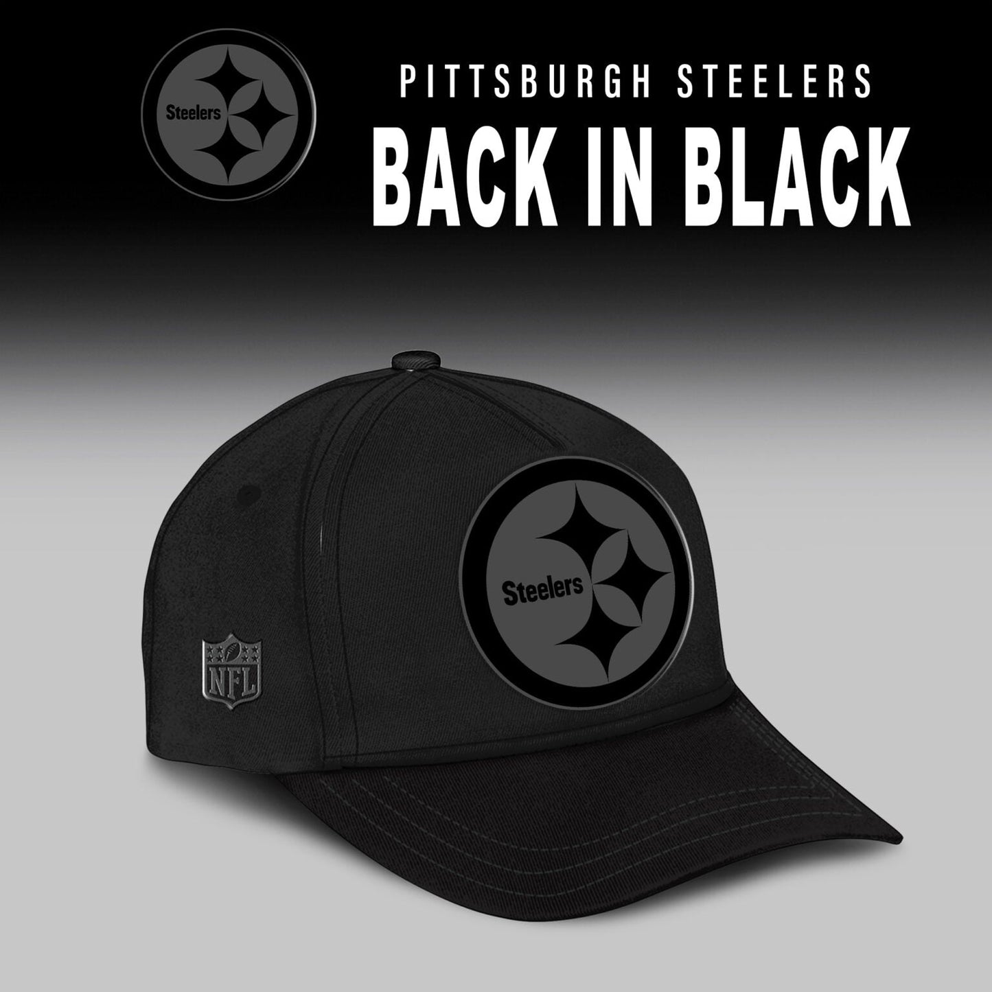 Limited Edition Pittsburgh Steelers Back in Black Hoodie