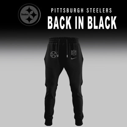 Limited Edition Pittsburgh Steelers Back in Black Hoodie