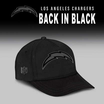 Los Angeles Chargers Back In Black Half Zip Hoodie