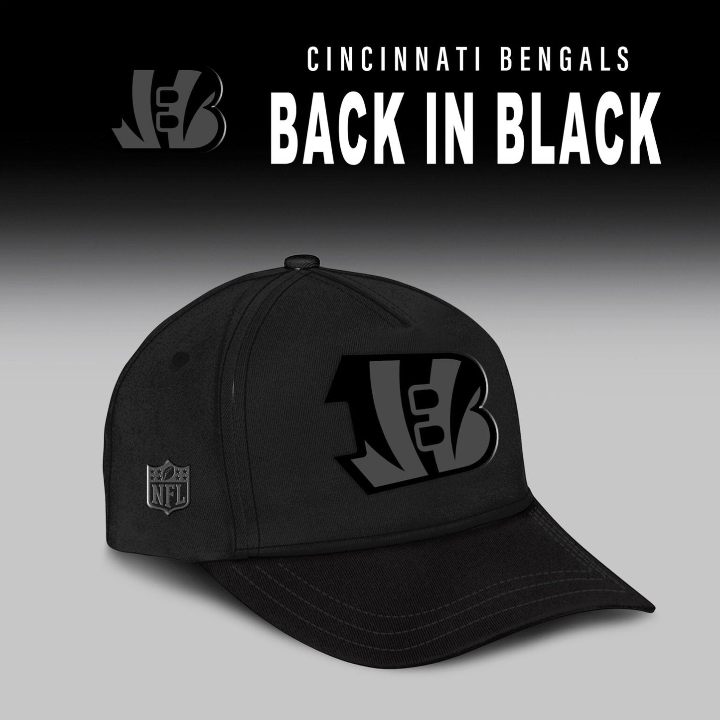 Cincinnati Bengals 2025 Back In Black Limited Combo Hoodie