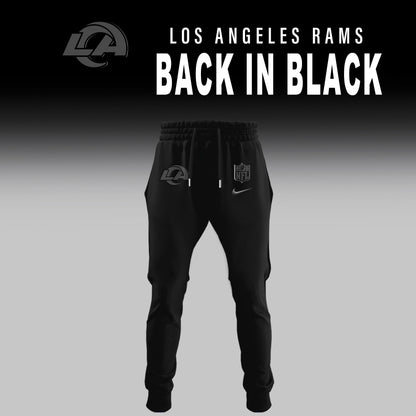 Los Angeles Rams 2025 Back In Black Limited Edition Combo TShirt