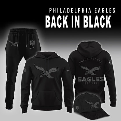 Philadelphia Eagles 2025 Back In Black Limited Edition Combo Hoodie