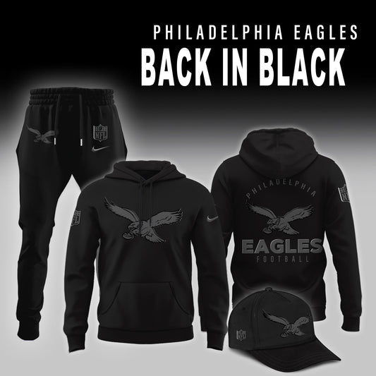 Philadelphia Eagles 2025 Back In Black Limited Edition Combo Hoodie