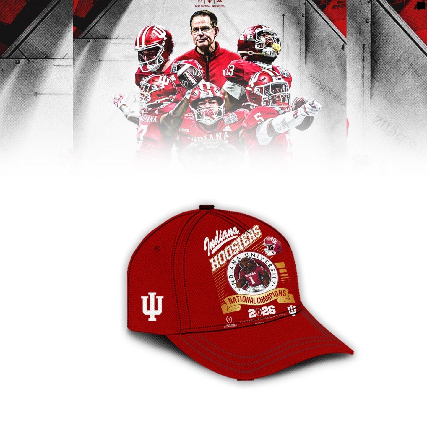 Indiana Hoosiers National Champions 2025/26 T-Shirt