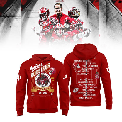 Indiana Hoosiers National Champions 2025/26 Hoodie