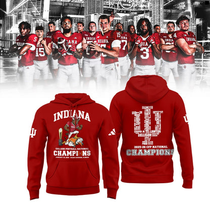 Indiana Hoosiers National Champions 2025/26 Hoodie