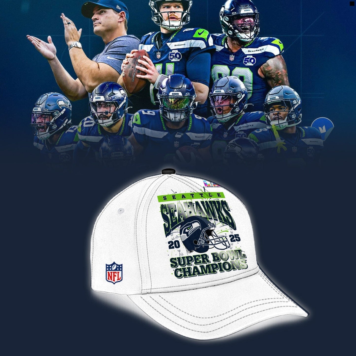 Seattle Seahawks Super Bowl LX Champions Limited Edition Hoodie