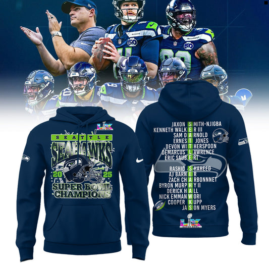 Seattle Seahawks Super Bowl LX Champions Limited Edition Hoodie