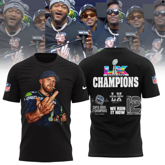 Seattle Seahawks Sam Darnold Middle Finger Limited Edition T-Shirt
