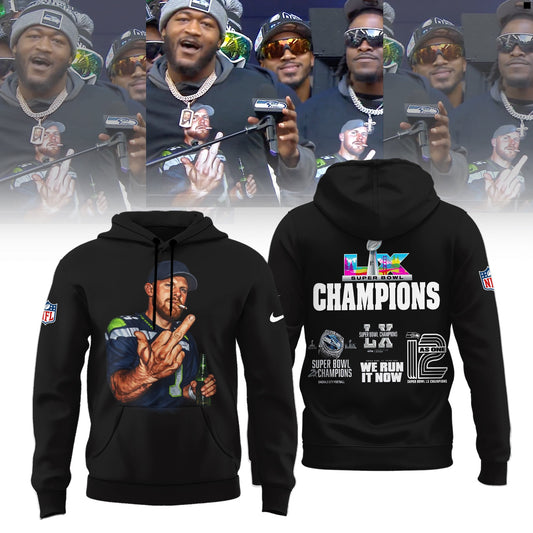 Seattle Seahawks Sam Darnold Middle Finger Limited Edition Hoodie