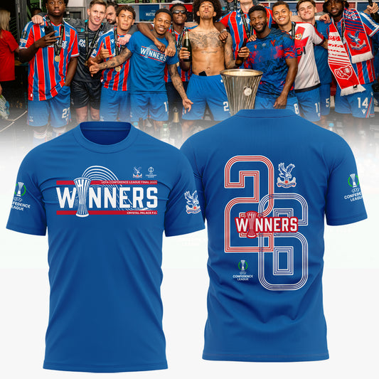 Limited Edition Crystal Palace F.C 2025/26 UEFA Conference League Winners Shirt
