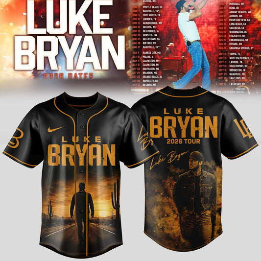 LUKE BRYAN 2026 TOUR MERCH – COUNTRY NIGHTS JERSEY