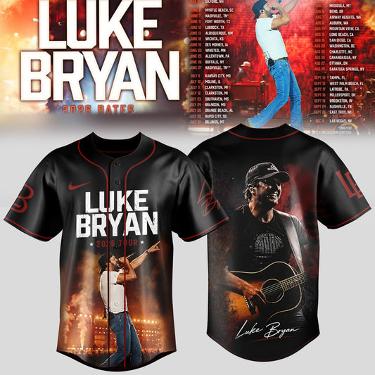 LUKE BRYAN 2026 TOUR MERCH – COUNTRY NIGHTS JERSEY