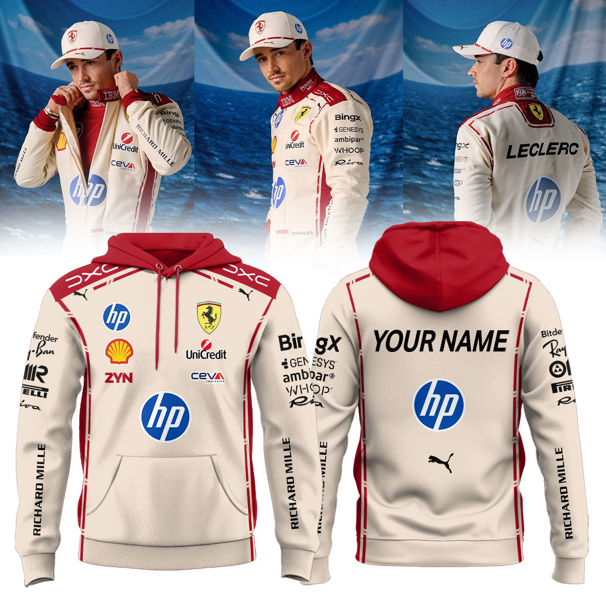 Limited Edition Hoodie for the Monaco Grand Prix (Custom Name)