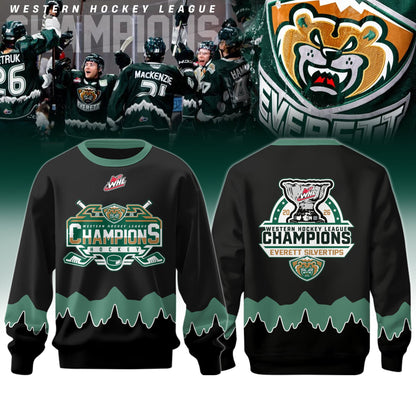 Everett Silvertips Champions Western Hockey League 2026 Sweatshirt Limited Edition