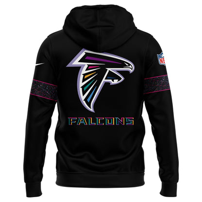Atlanta Falcons Black 2025 NFL Crucial Catch Limited Edition Hoodie