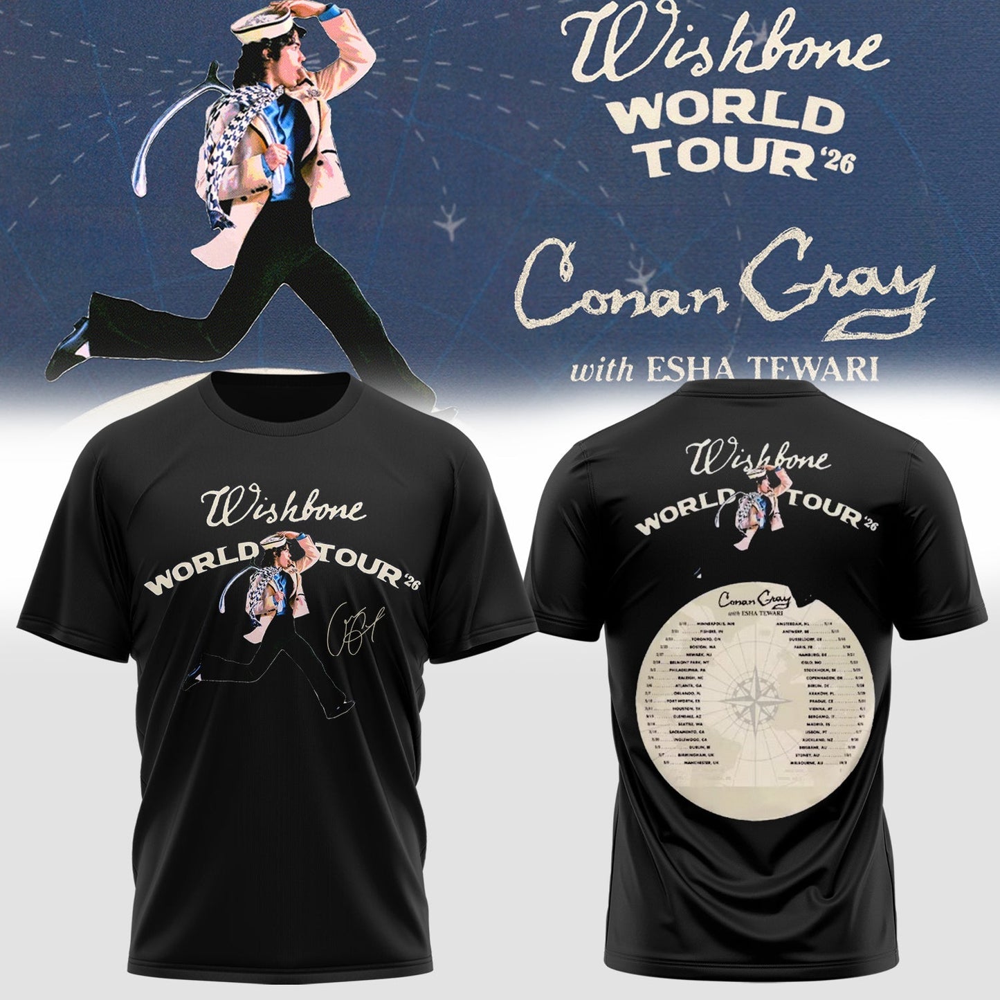CG Wishbone World Tour Shirt