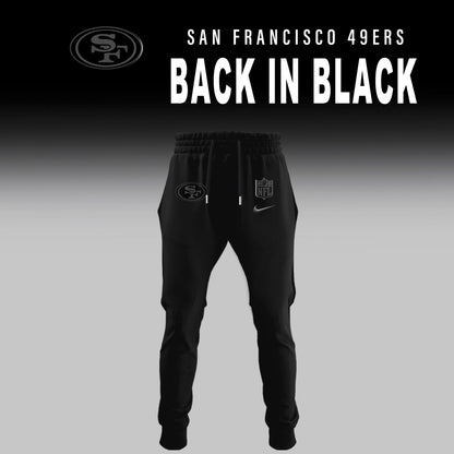 San Francisco 49ers 2025 Back In Black Limited Edition Combo Hoodie