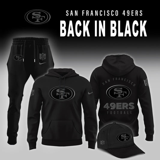 San Francisco 49ers 2025 Back In Black Limited Edition Combo Hoodie