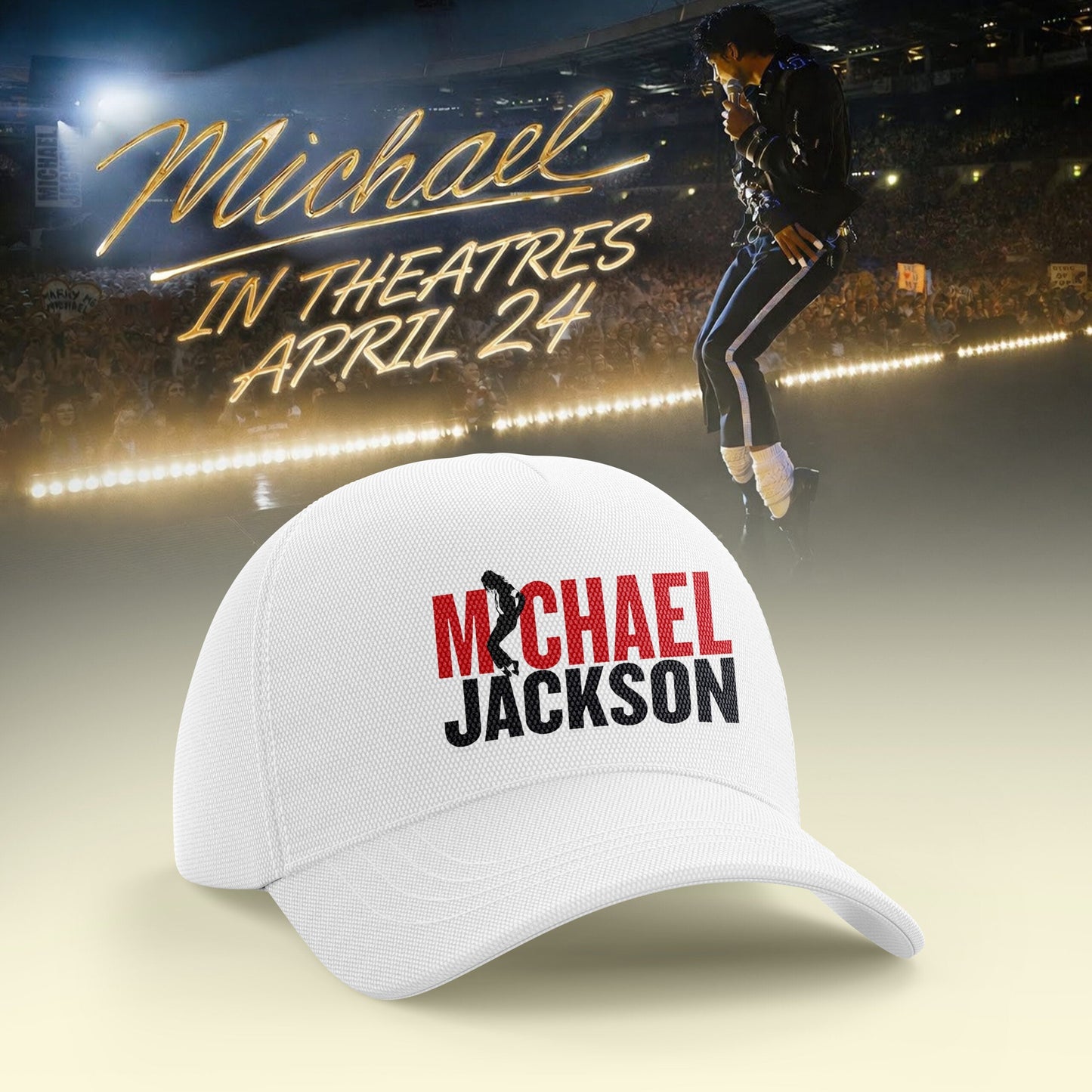 Michael Jackson Customize Football Jersey – Special Movie Edition – White