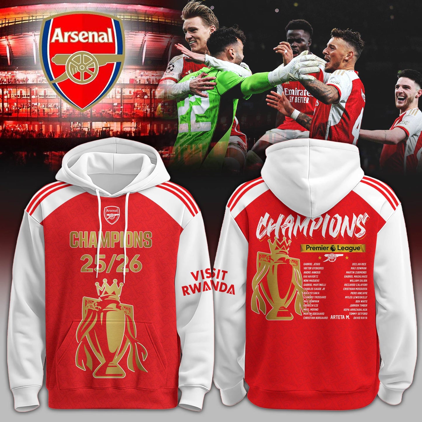ARS Special EPL Champions 2026 Limited Edition Hoodie