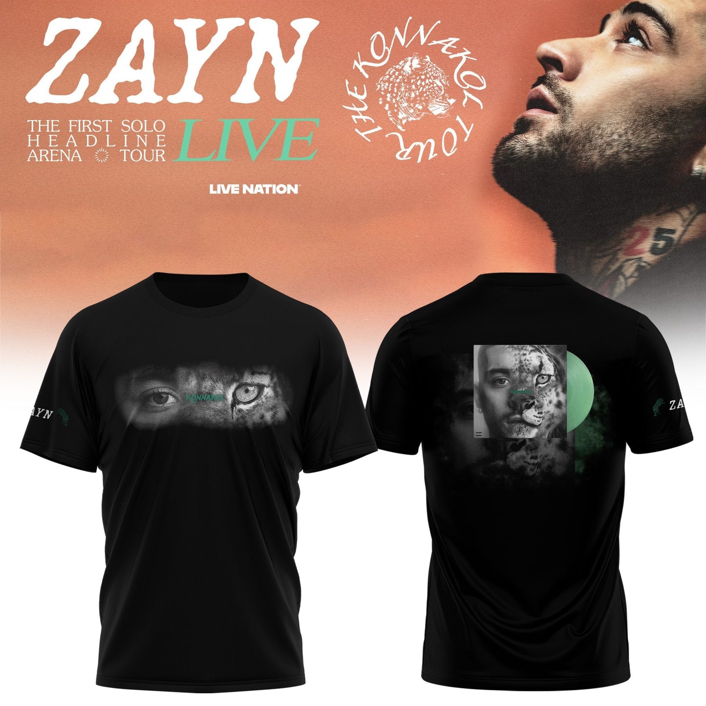 ZAYN “ The First Solo Headline Arena Tour (Live) Limited T-shirt