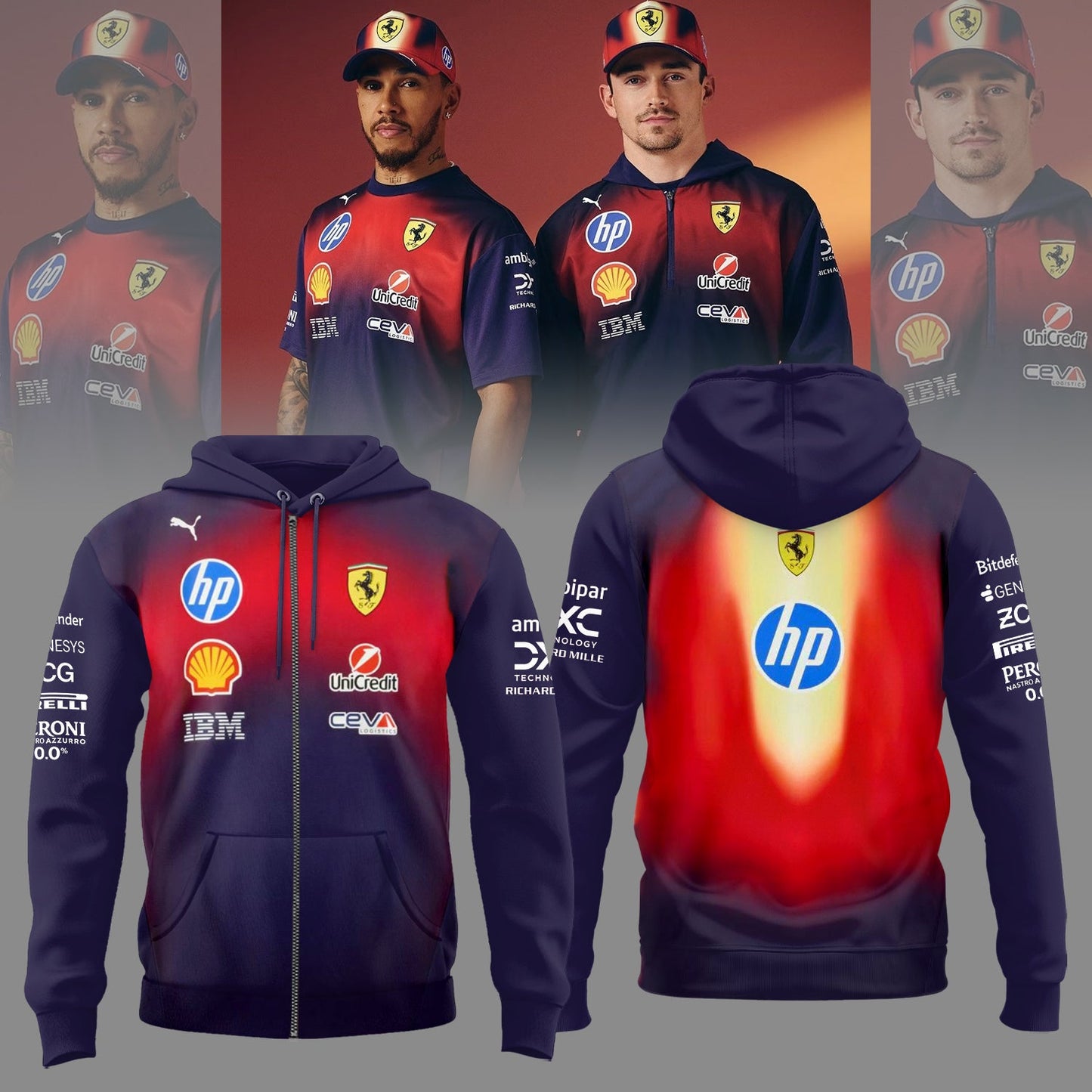Scuderia Ferrari HP China 2026 Zip Hoodie
