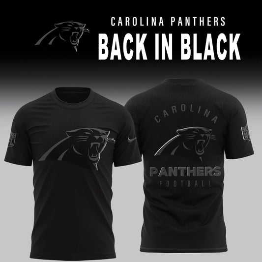 Carolina Panthers 2025 Back In Black Limited Edition Combo TShirt