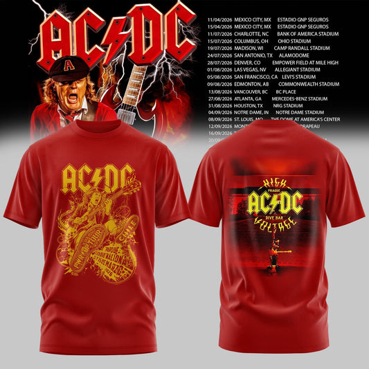AC/DC 2026 T-SHIRT COLLECTION IS HERE