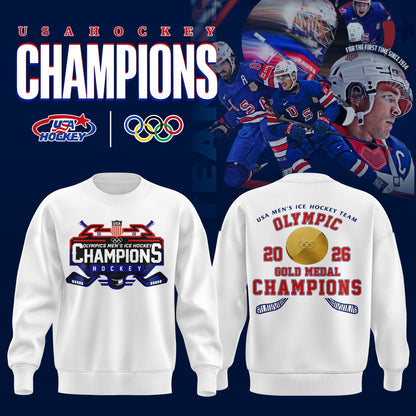 USA Men’s National ICE Hockey Team 2026 Olympic Gold Exclusive Sweatshirt
