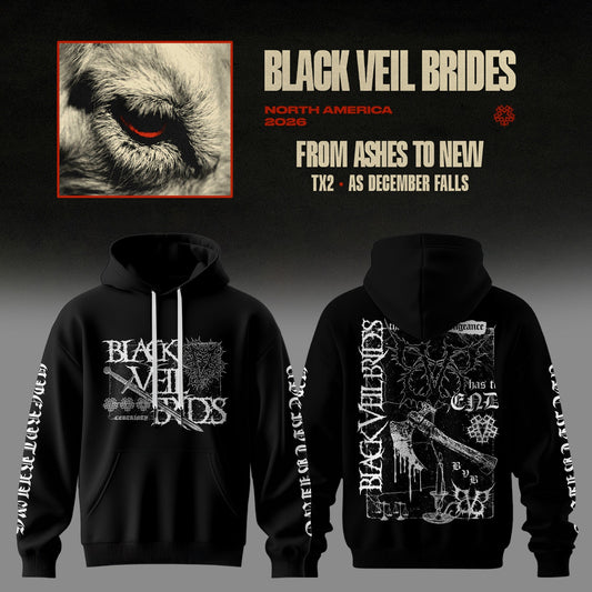 Black Veil Brides “ From Ashes To New Tour (North America 2026) Limited Hoodie