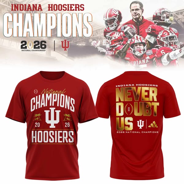 Indiana Hoosiers National Champions 2025/26 T-Shirt