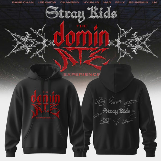 Stray Kids “ THE DOMINATE: EXPERIENCE Signature Hoodie