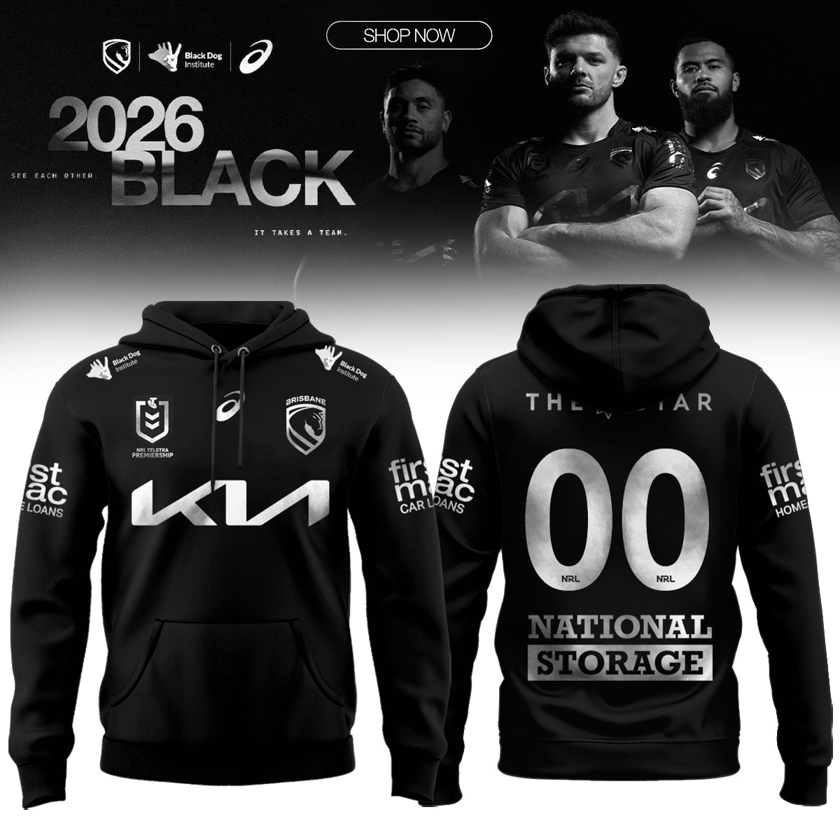 𝐎𝐮𝐫 𝟐𝟎𝟐𝟔 𝐁𝐥𝐚𝐜𝐤 Hoodie Back In Black: Broncos Unveil Bold New Mental Health Round Hoodie
