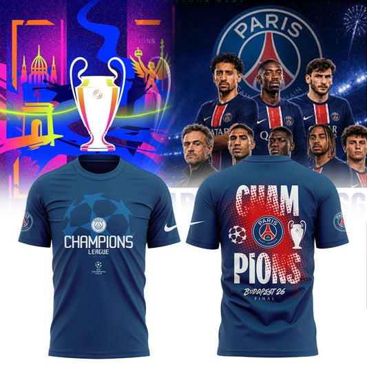 PSG FC - UEFA Champions League CHAMPIONS Shirt