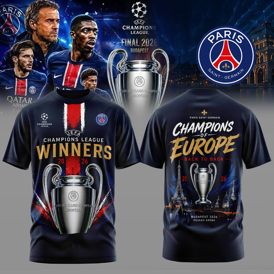 PSG FC - UEFA Champions League CHAMPIONS Shirt