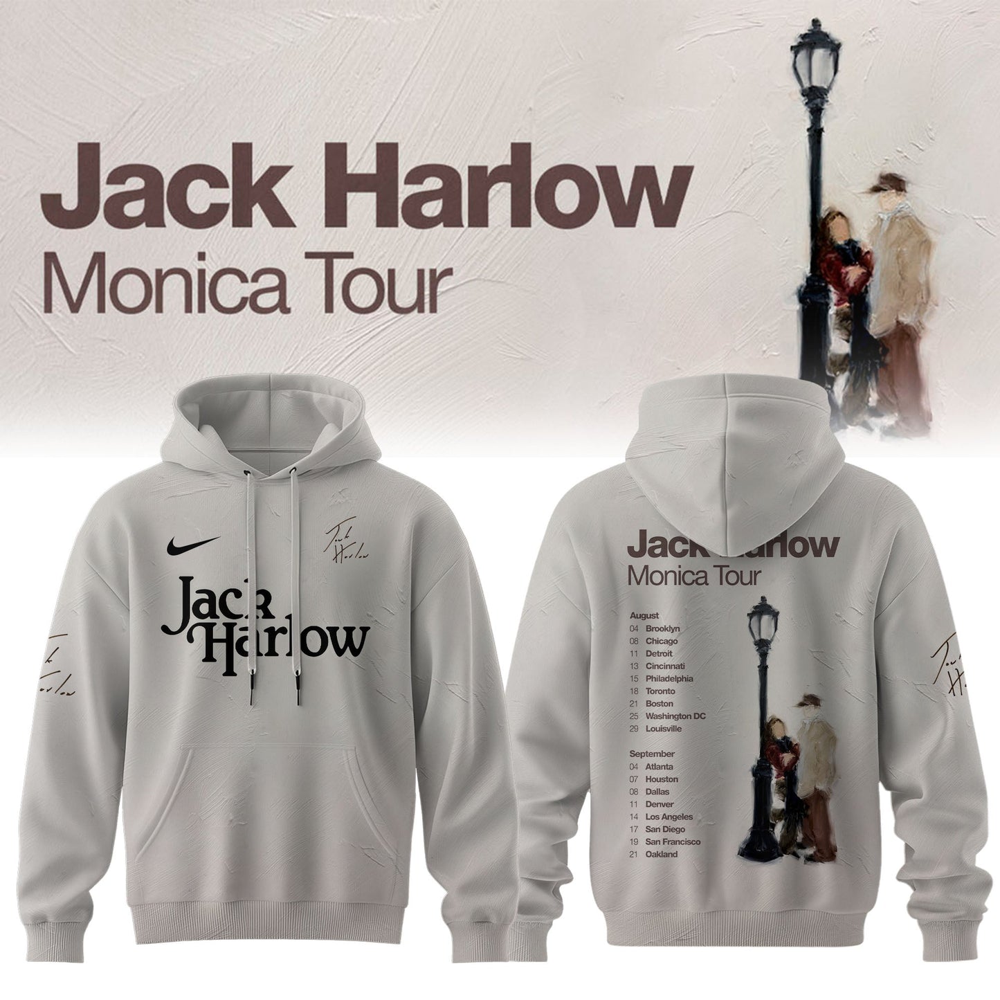 Jack Harlow Monica Tour Merch “ Limited Hoodie